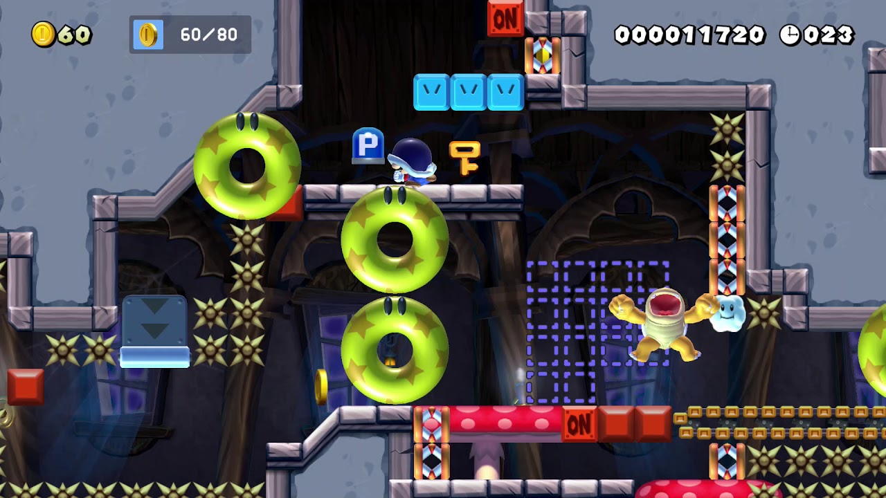 ［マリオメーカー２］チョコ式スピードラン　黄をもとめて