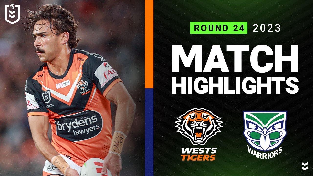 NRL Highlights | NRL 2023 | Wests Tigers v New Zealand Warriors | Match Highlights