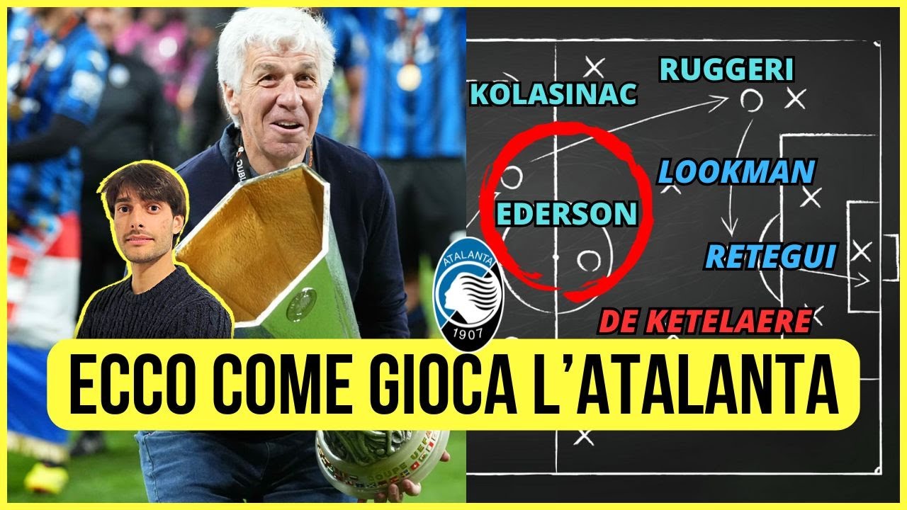 TUTTI I SEGRETI DELL’ATALANTA DI GASPERINI | Con Lavagna Tattica
