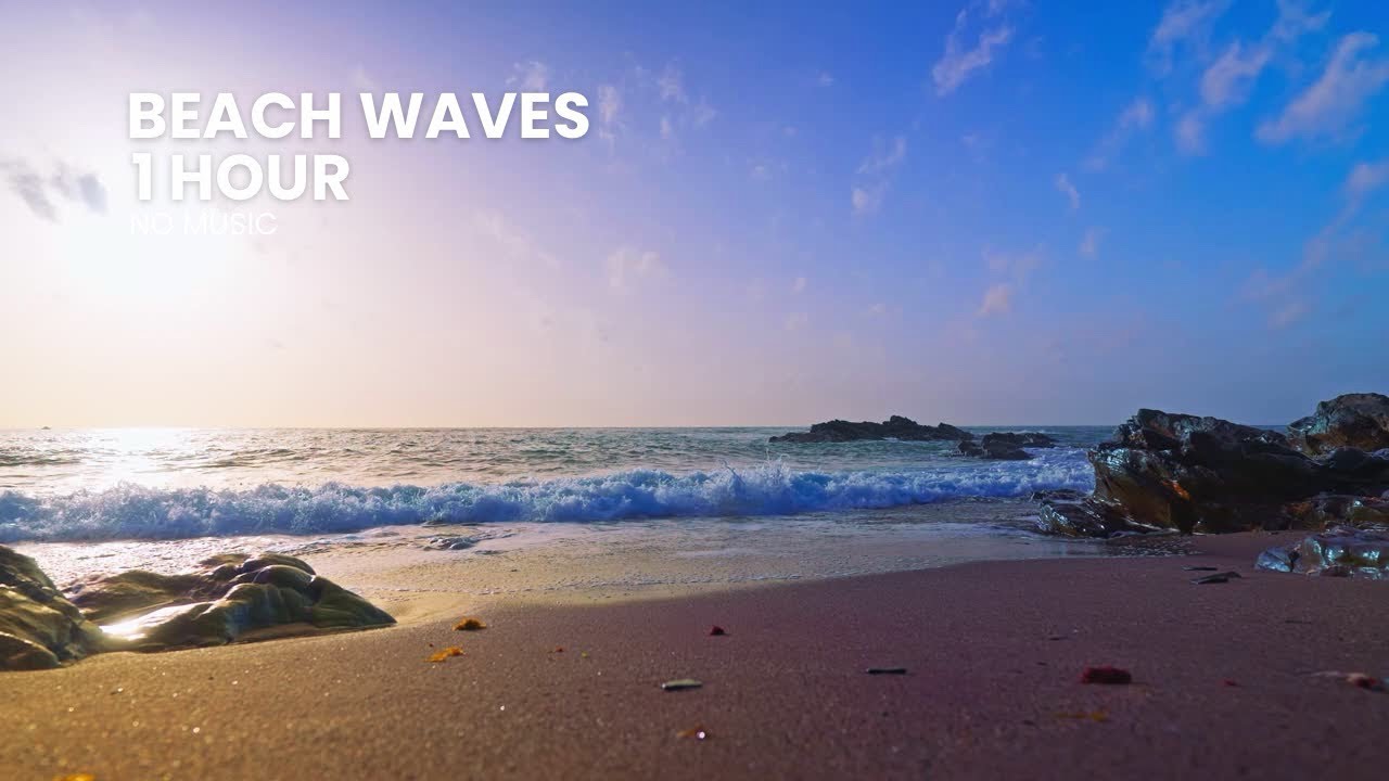Beach Waves 🌅 | Calming Ocean Sounds for Deep Sleep & Relaxation