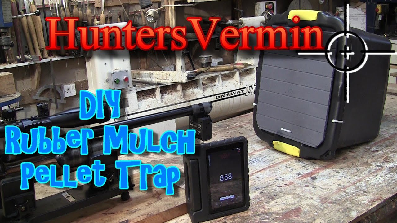 DIY Rubber Mulch Pellet Trap
