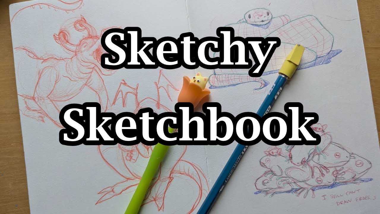 A look at the weird doodles that sneak out while I'm not paying attention.
