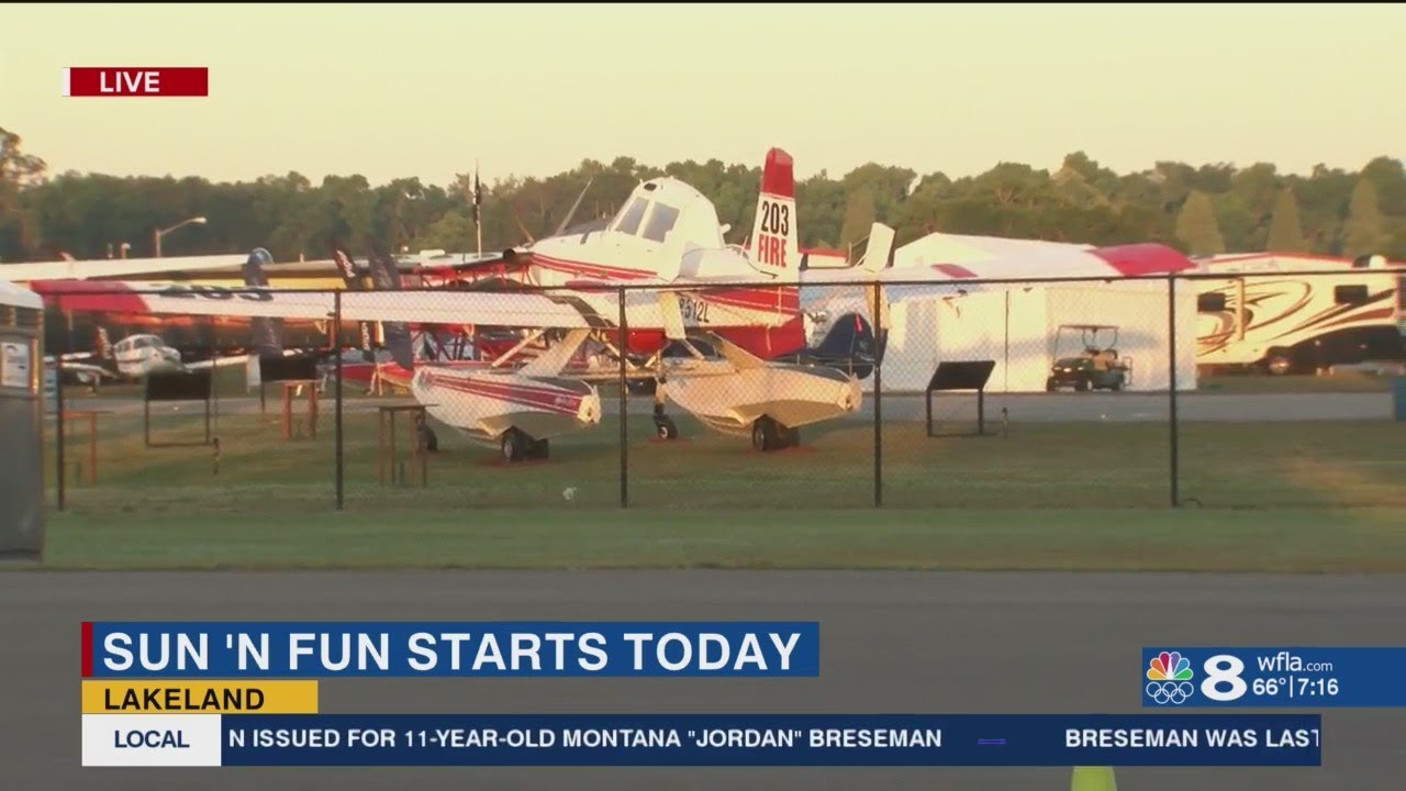 First day of SUN n' FUN Aerospace Expo kicks off in Lakeland