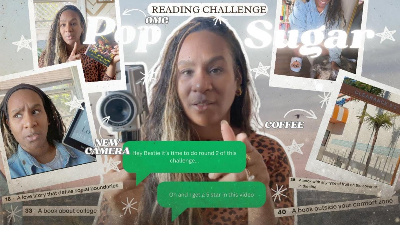 Pop Sugar Reading Vlog #2 The one where I read books out of my comfort zone!