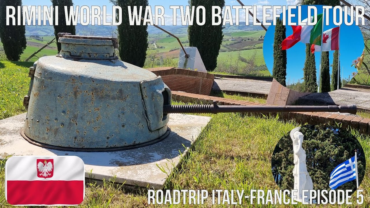 Rimini WW2 battlefield tour,  war memorials and more, Battlefield Roadtrip Italy-France Episode 5