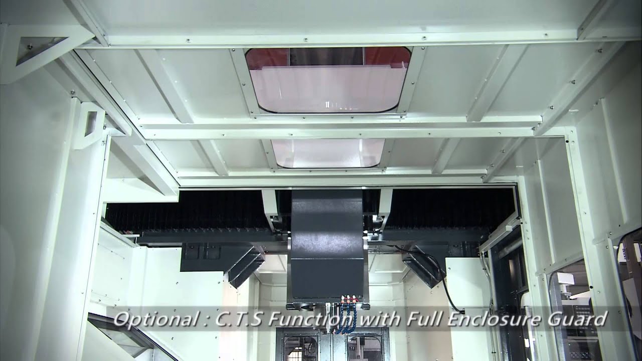 Box guide ways. Linear guide ways. Moving beam double column machining center.