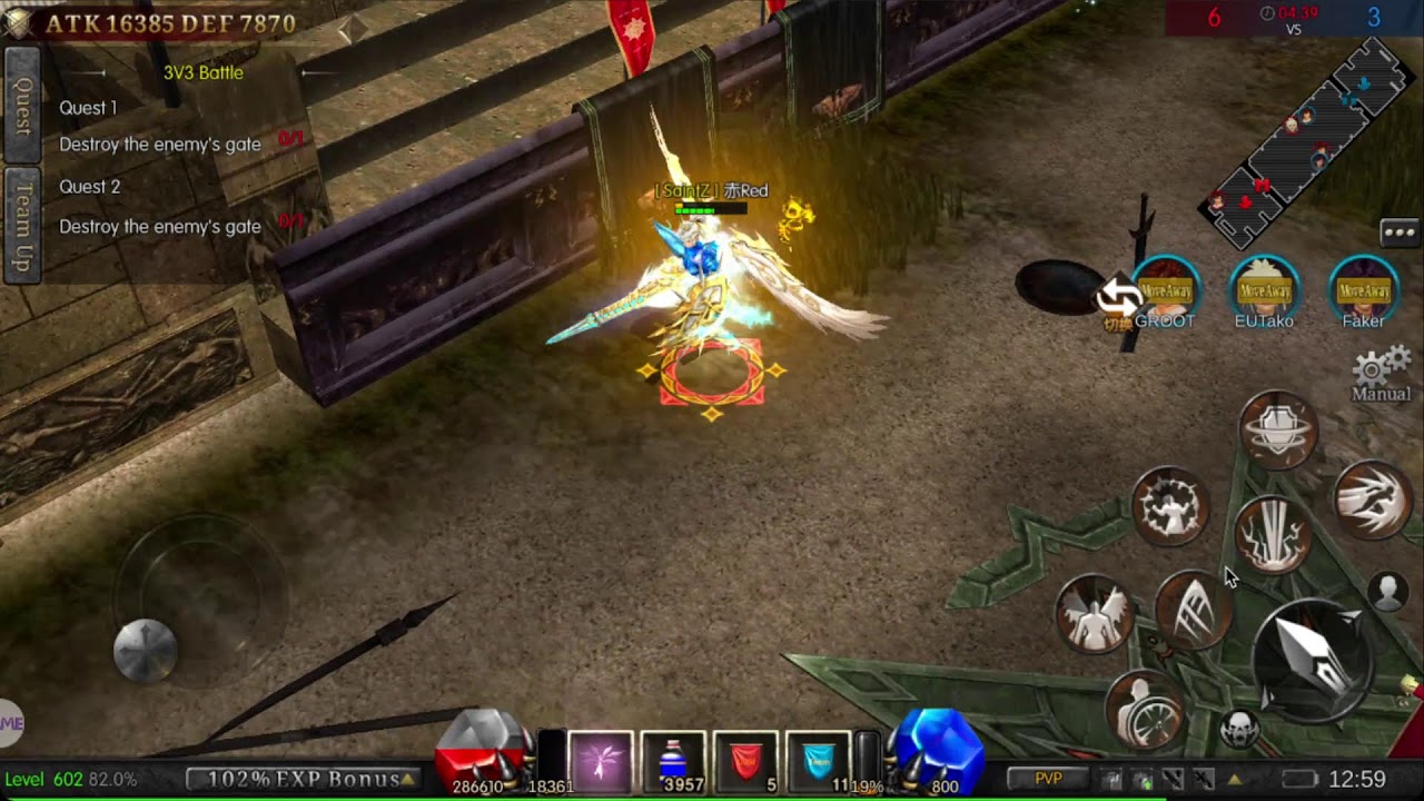 Grow Lancer MU monarch - 3v3