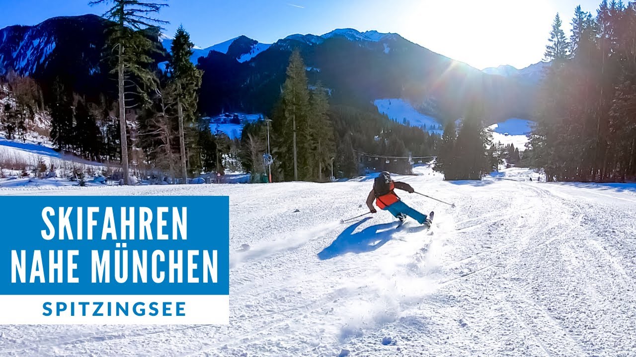 SKIGEBIET nahe M&Uuml;NCHEN | Skiing Spitzingsee / Bayern / AlpenPlus