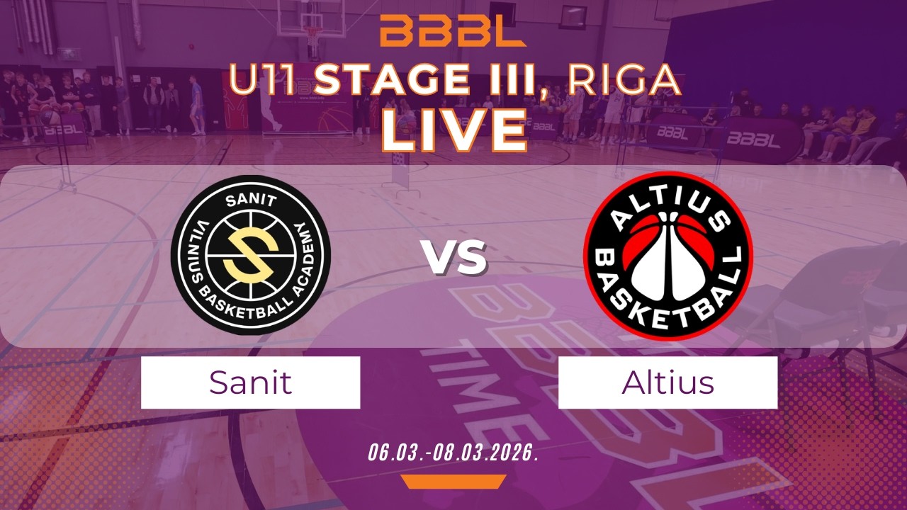 BC Sanit-1 2015 vs TalTech Altius/Magma 2015 | BBBL U11 | Stage III