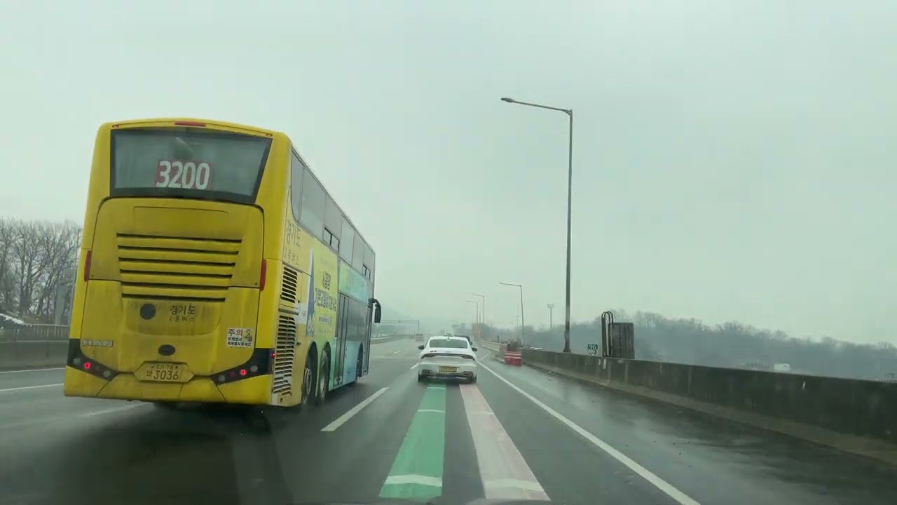 4K ASMR Drive 김포공항IC - 동시흥TG 드라이브 영상