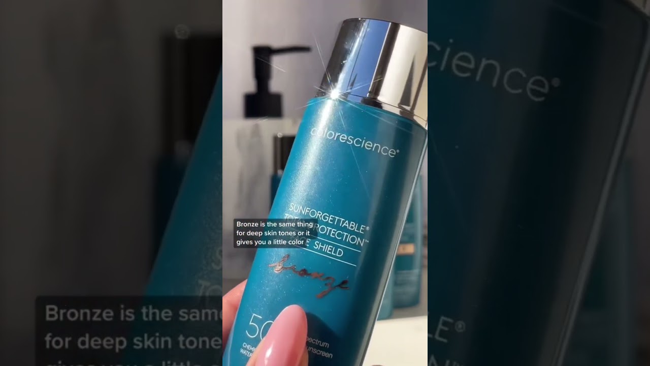 Which Face Shield are you going to try? 💙 #summer #colorescience