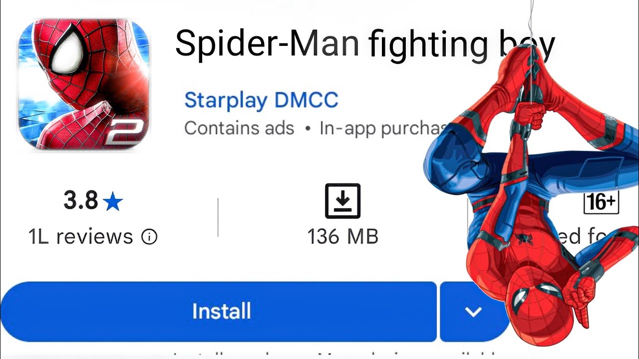 I PLAY SPIDER-MAN GAME😂 nice experience this game in mobile 🤯
