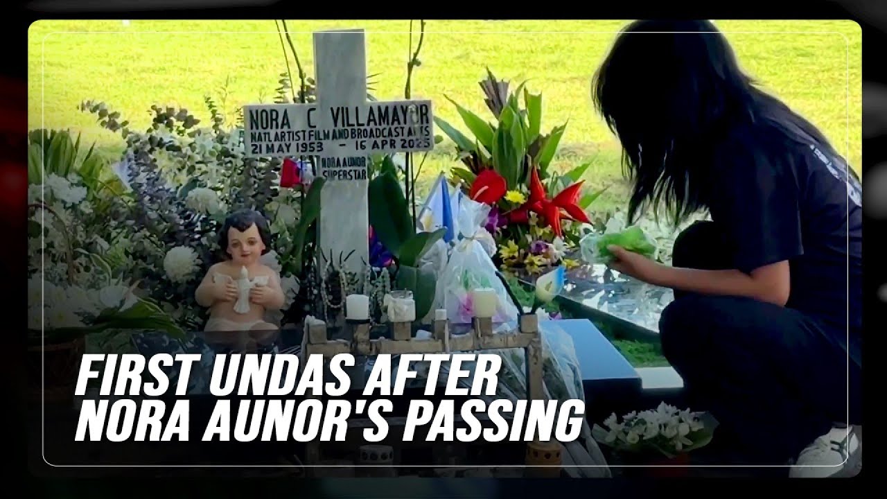 Fans leave rosaries on Nora Aunor grave ahead of first Undas since her passing | ABS-CBN News