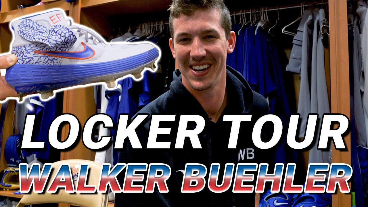 Locker Tour: Walker Buehler, Los Angeles Dodgers | His Nike Swag is Unbeatable!