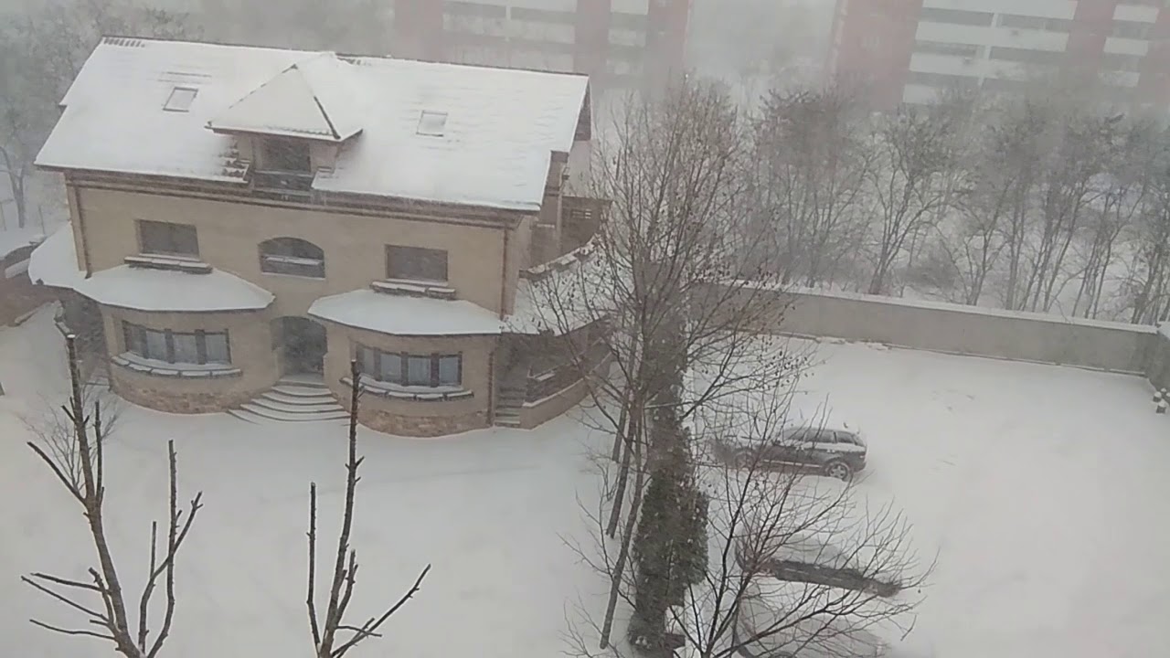 Bucharest Blizzard March 23rd 2018