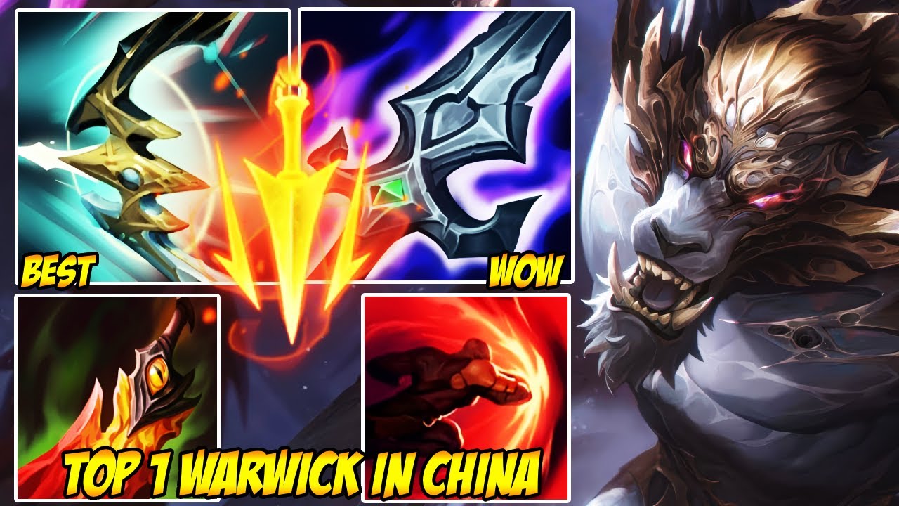 WILD RIFT CHINA TOP 1 WARWICK - UNSTOPPABLE WARWICK JUNGLE CARRY