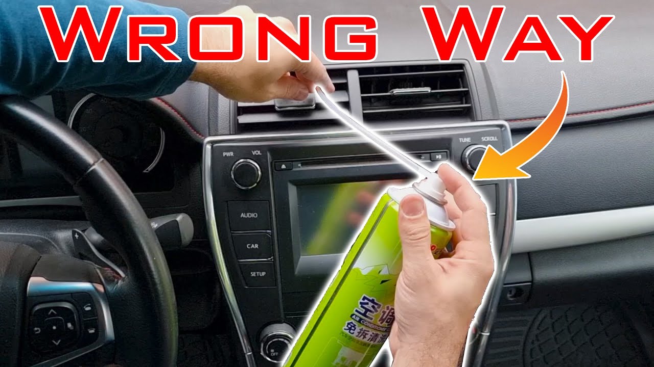 You all been doing wrong / How to remove your car's air conditioning odor the right way step by step