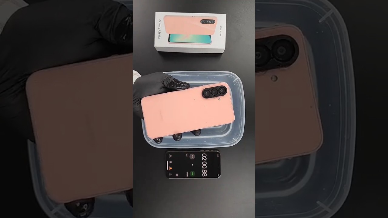 Samsung Galaxy A 26 Water test #foryou #mobilephone #watertest #mobailtest