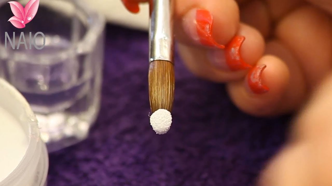 Correct Acrylic Consitancy Tutorial by Naio Nails