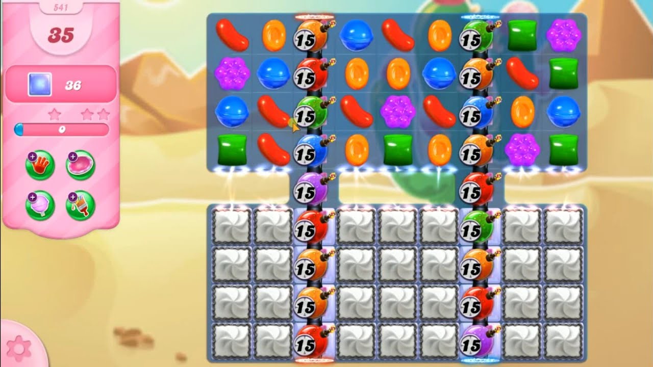 Candy Crush Saga Level 541 NO BOOSTERS