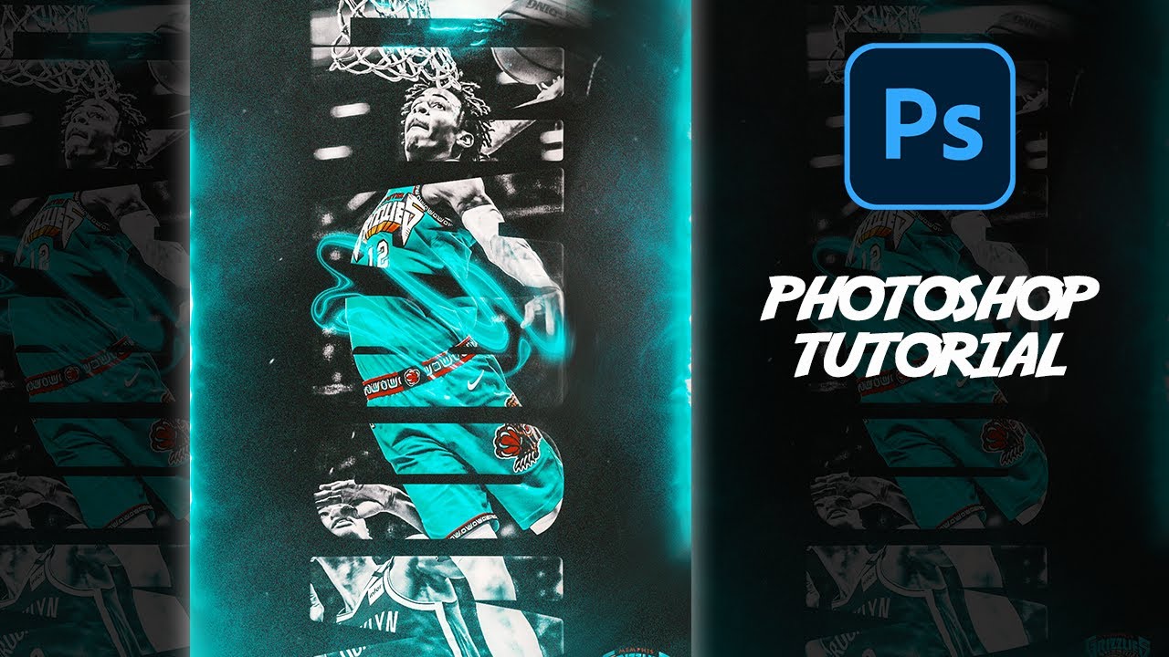 Баскетбольная редакция — как создать БЕЗУМНЫЙ дизайн постера (Adobe Photoshop 2022)