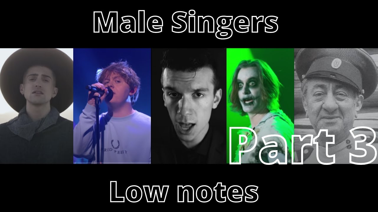 Male singers low notes part 3 [C#3 - F-1]