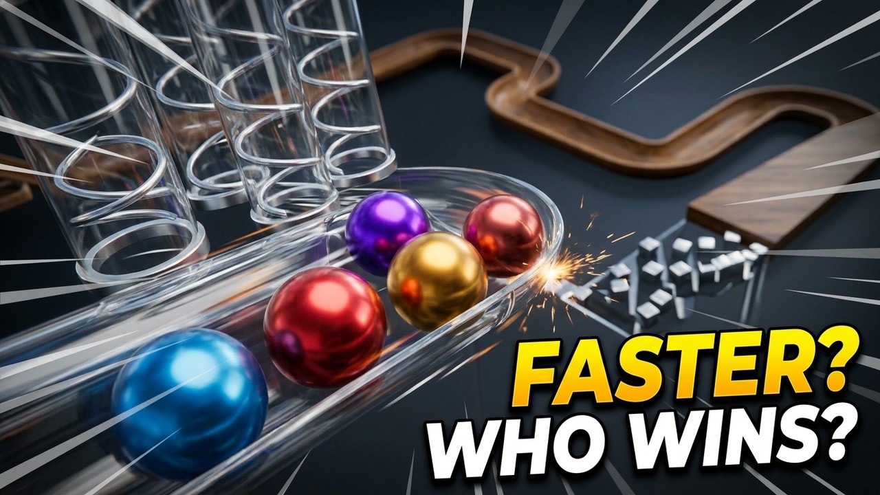 FASTER - High-Speed Marble Race | #marbles #marblerun #marblerace #asmr