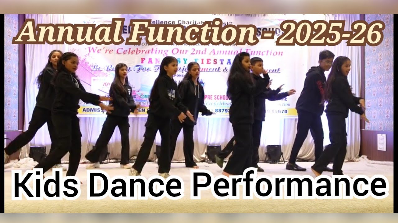 Kids Fusion Dance Performance ll Annual Function 2025-26 ll 