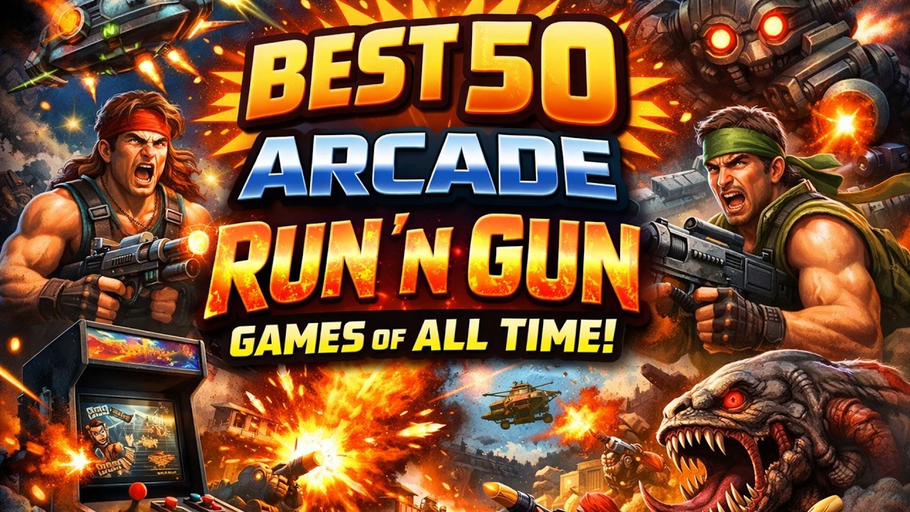 🔥 Top 50 Arcade Run ’n Gun Games of All Time! 🎮