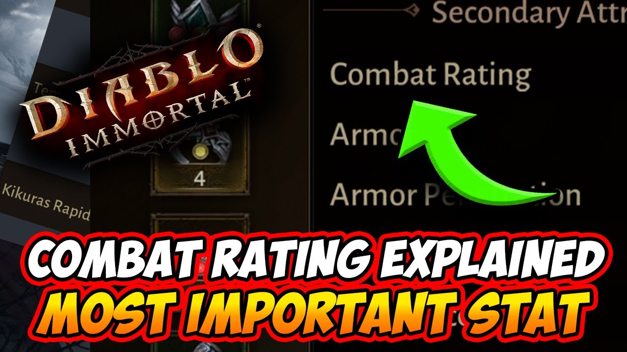 Combat Rating Explained in 2 min | Diablo Immortal #kiremobile