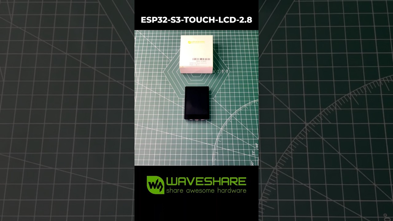 Waveshare ESP32-S3-Touch-LCD-2.8 microcontroller development board,GUI programs such as LVGL#esp32