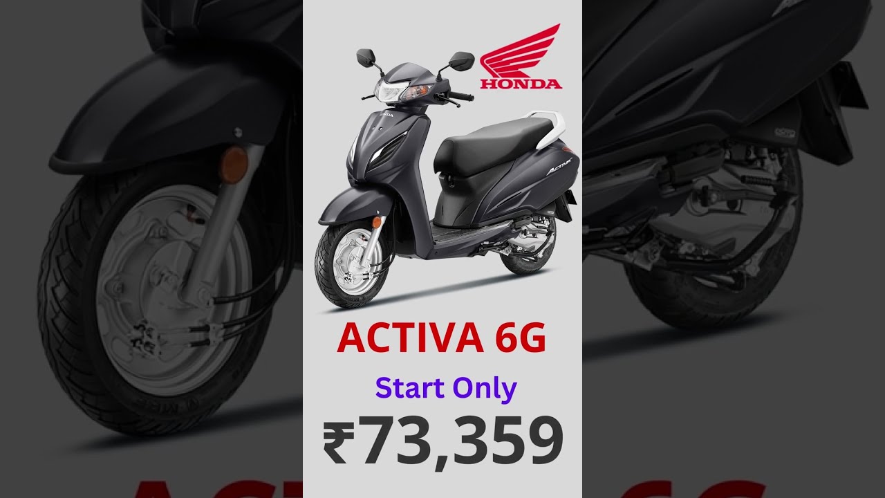 Honda Activa | Activa 6G & 7G Colors & Price Update 2025