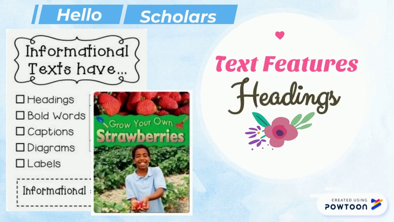 Text Features - Headings