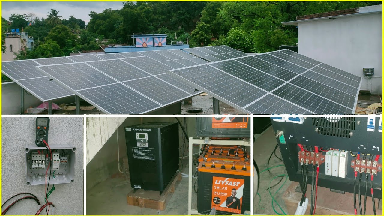 Off Grid Solar System 10Kw Installation और कीमत  || 10kw off grid solar system