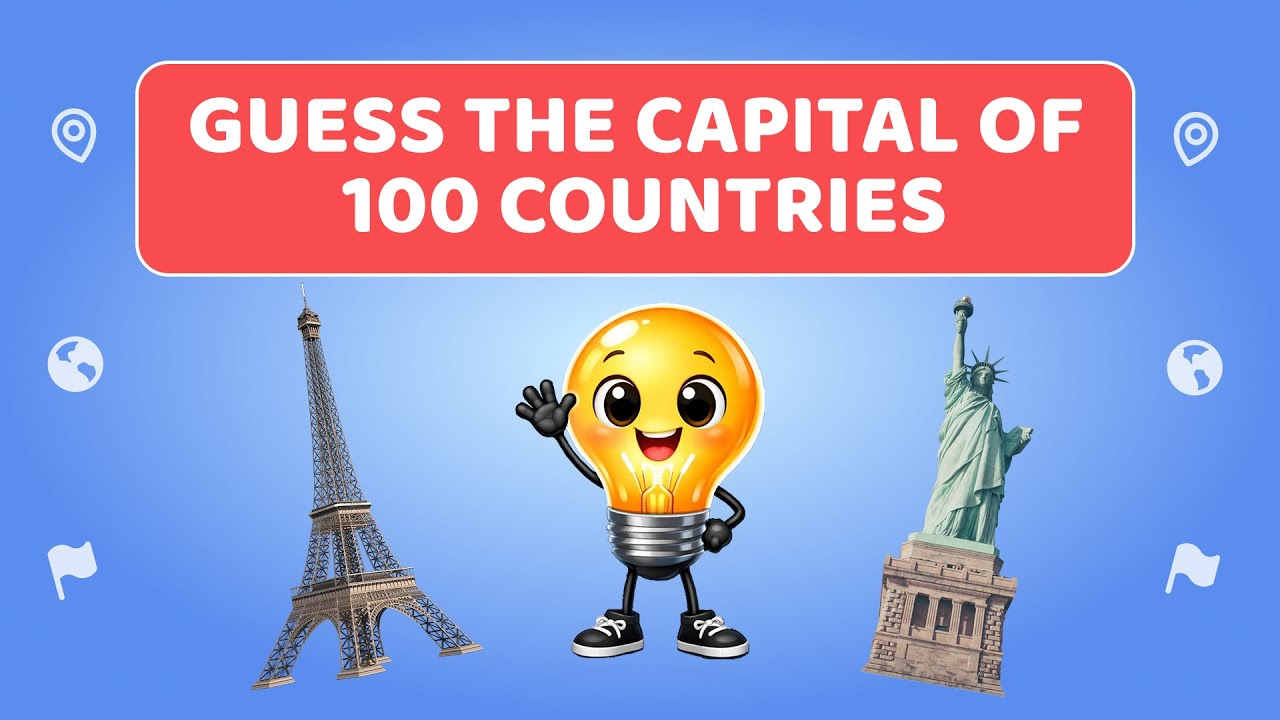 100 Capitals Quiz 🌍 🧠 Can You Beat This Ultimate Geography Test?