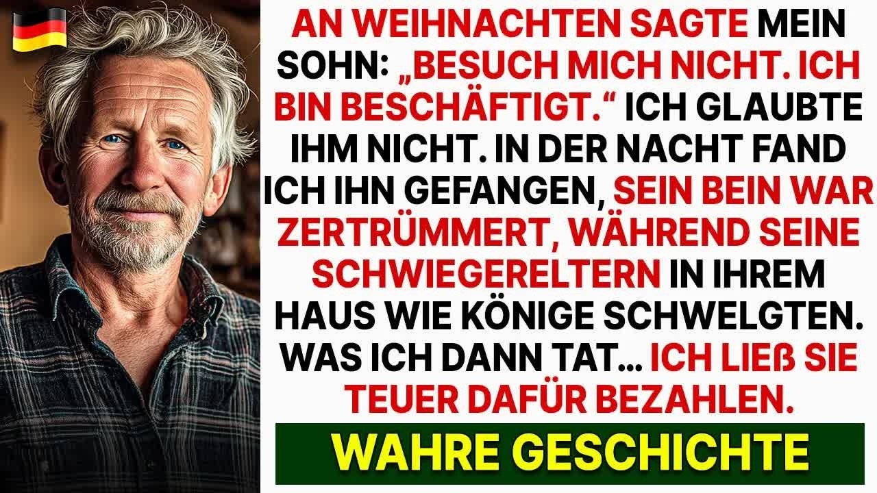 Ich sah meinen Sohn an Weihnachten in Gefangenschaft, während seine Schwiegerleute feierten