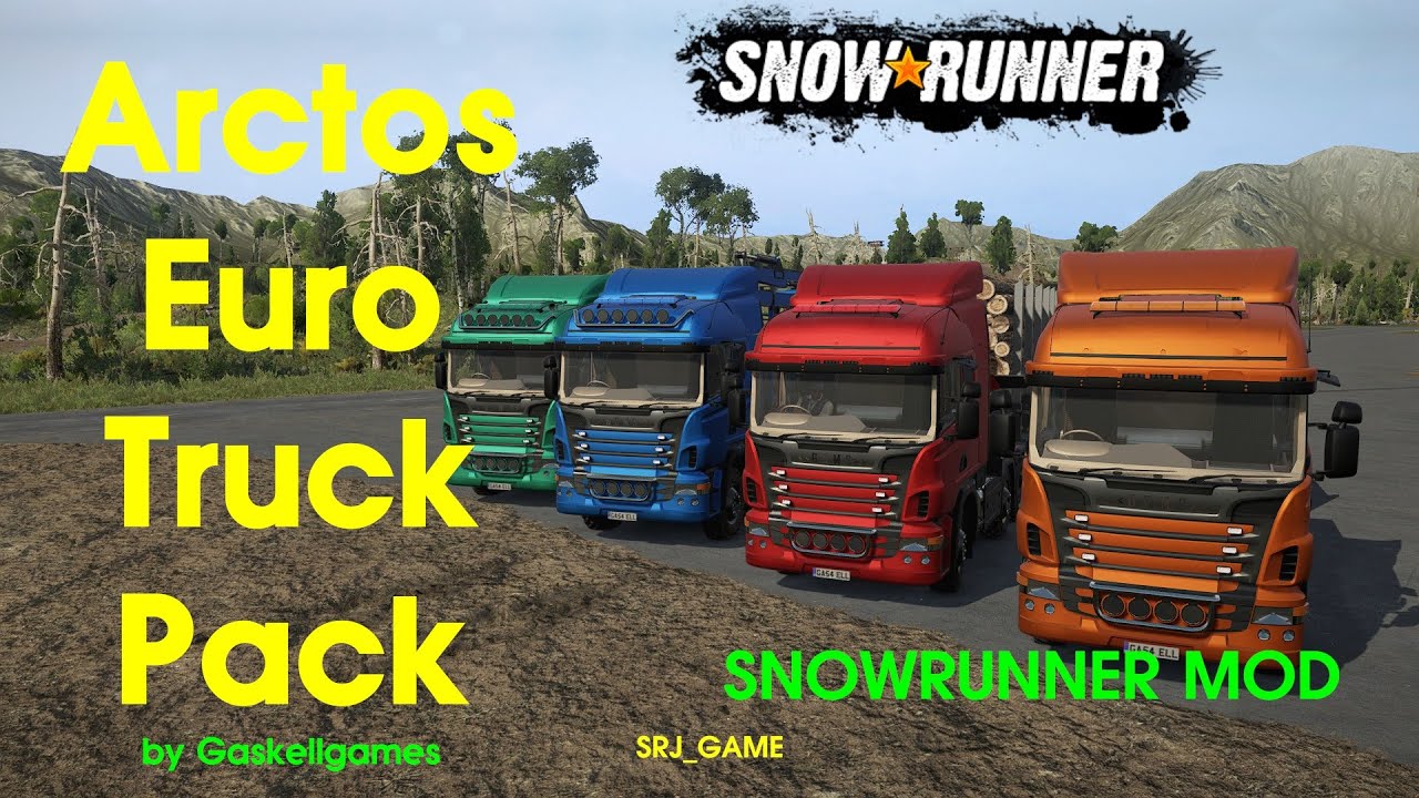 SnowRunner mod - GGMS Arctos Euro Truck Pack (Scania)
