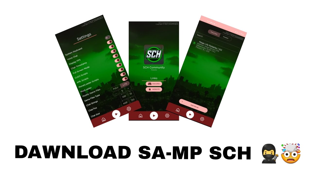 DAWNLOAD SA-MP SCH ALYN||🥷🤯طريقة تحميل سامب ALYN SCH