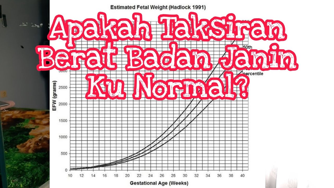 Taksiran Berat Badan Janin Sesuai Usia Kehamilan