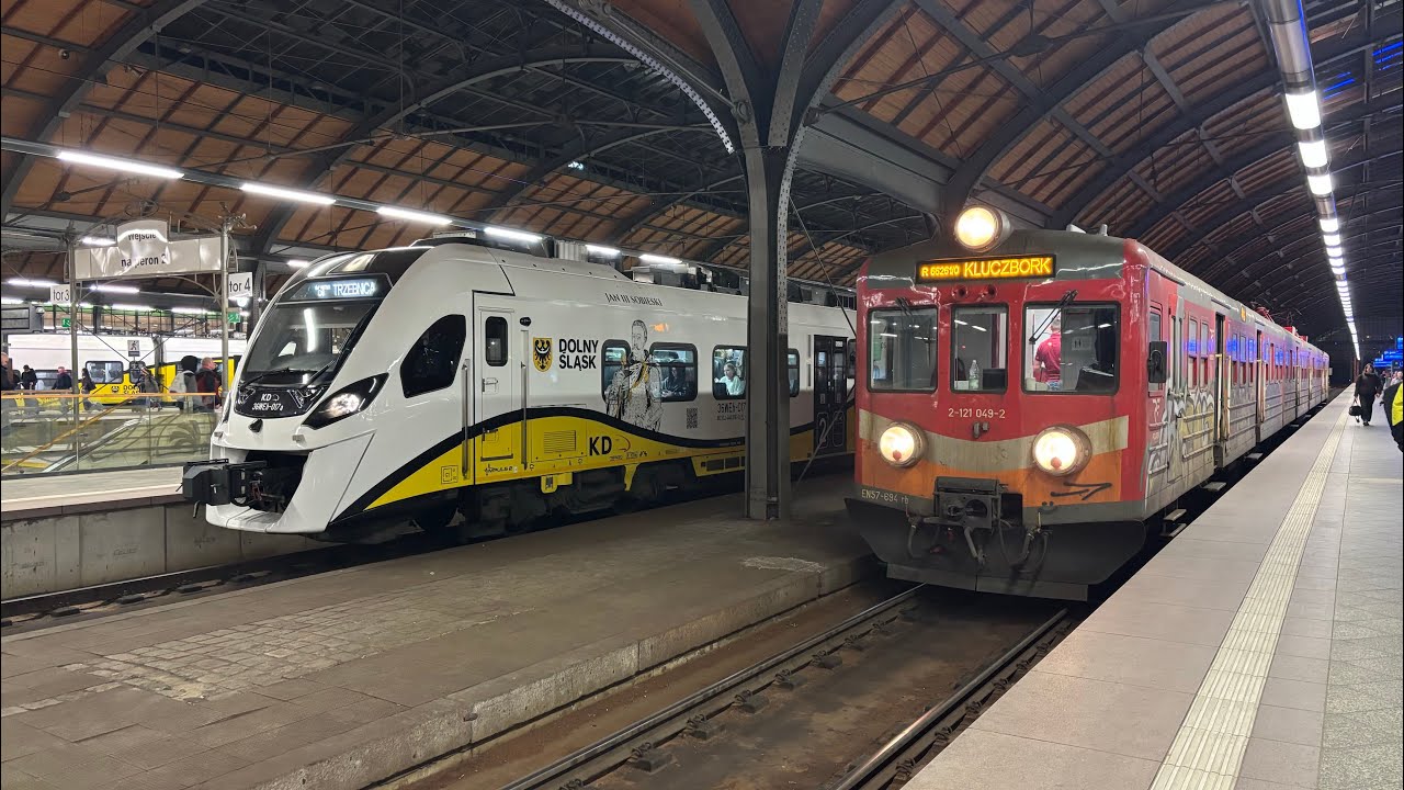 Pociągi na stacji Wrocław Główny!!