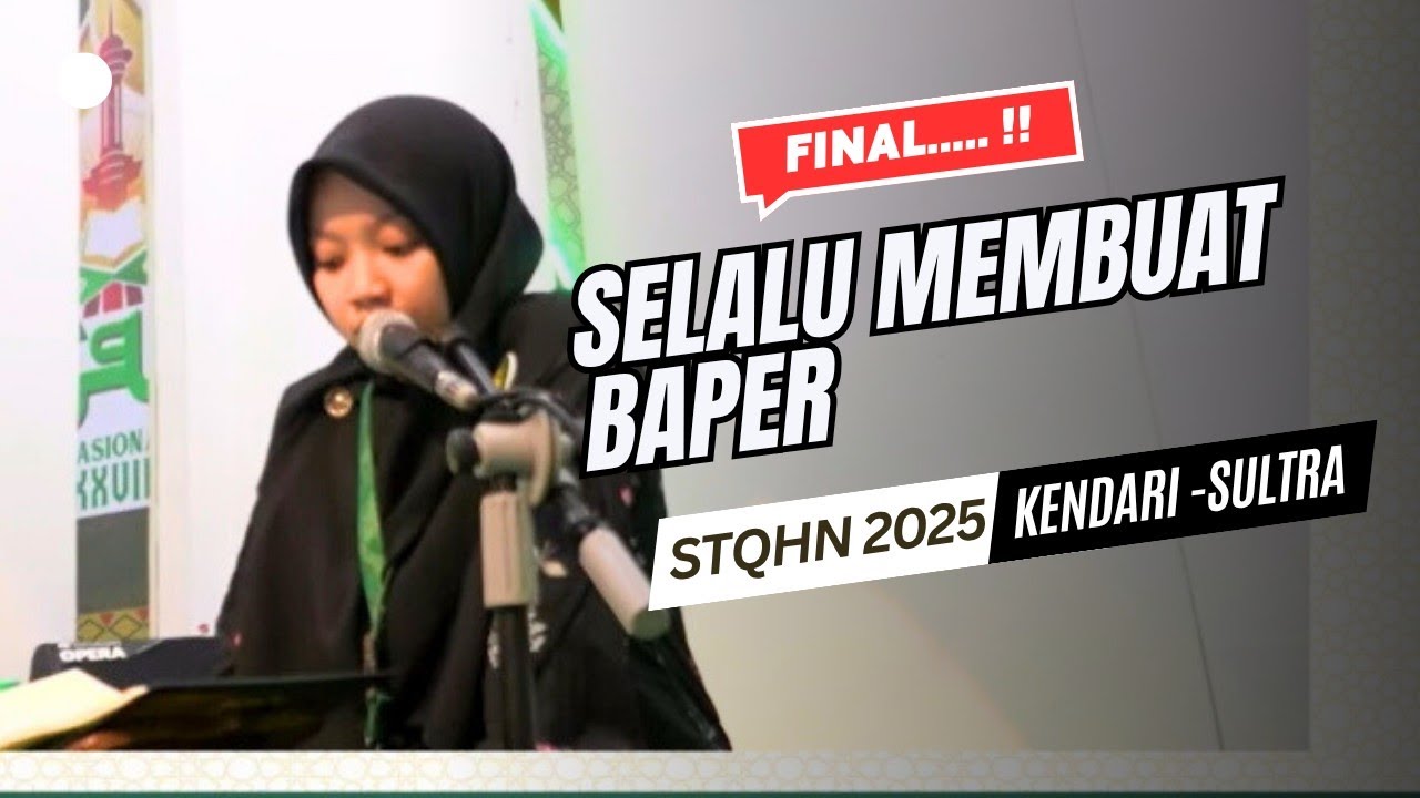 JUARA 3... Zulaikha  (KEPRI) TILAWAH DEWASA | (STQH) NASIONAL XXVIII TAHUN 2025 KENDARI - SULTRA