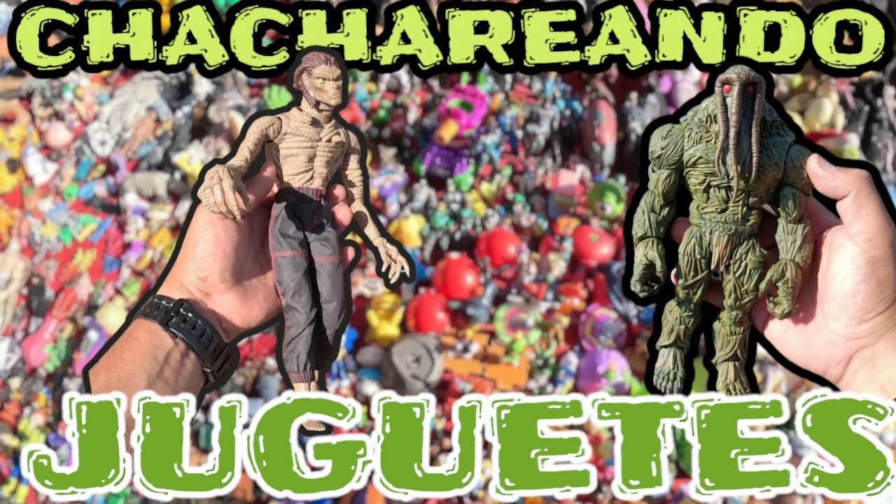 Fui al Tianguis y compré todos estos JUGUETES BARATOS #chachareando #tianguis #coleccionista #toys
