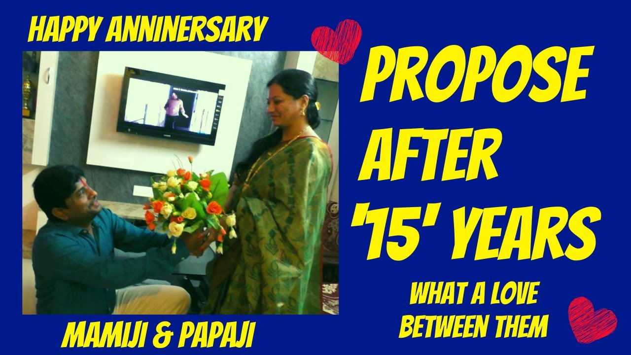 15 sal baad Porpose kiya I 