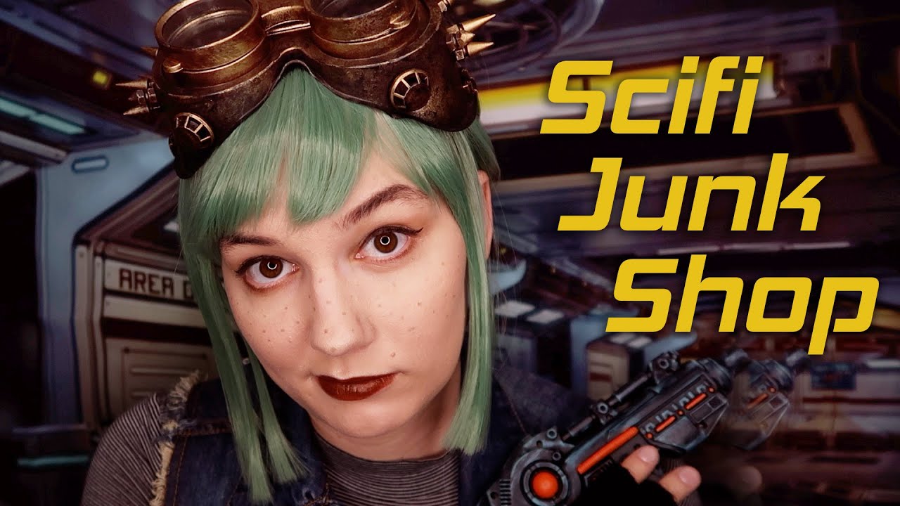 ASMR ⚙️ SCIFI JUNK SHOP ROLEPLAY ⚙️ SOUTHERN ACCENT, LAYERED SOUNDS