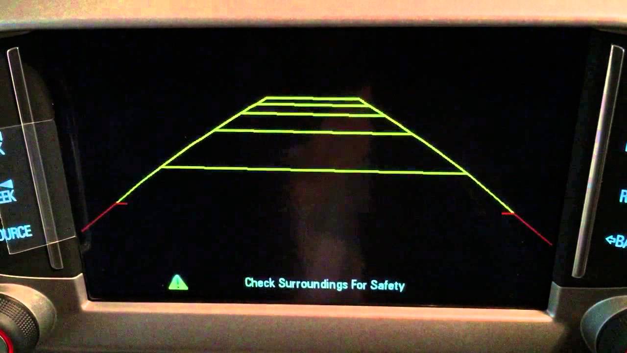 2014 GM MyLink / Intellilnk Backup Camera Guideline Retrofit