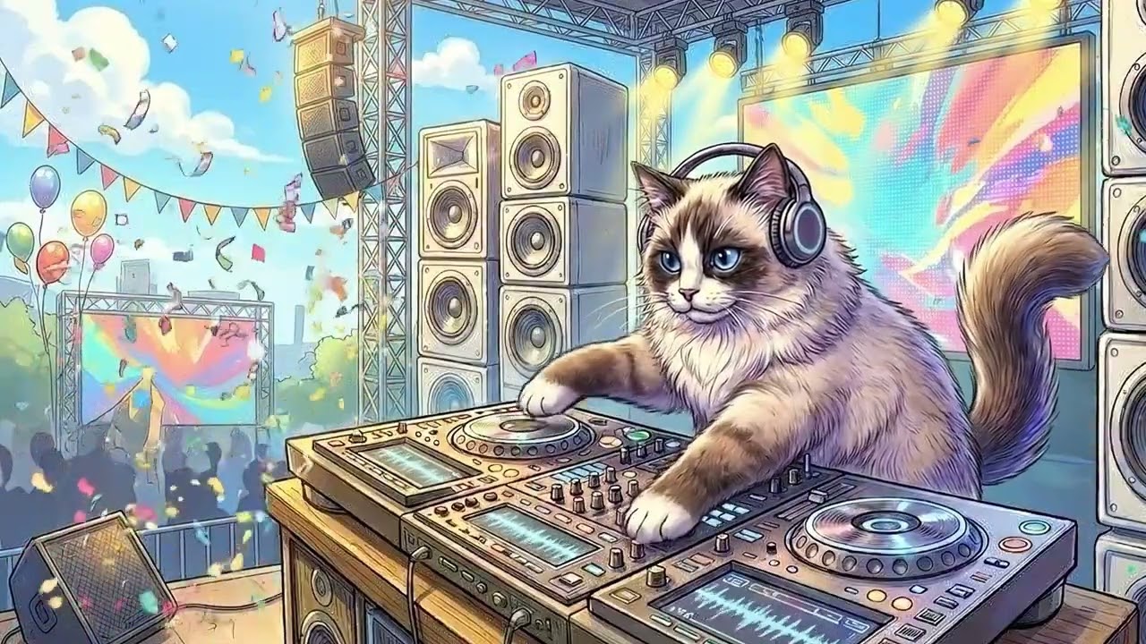【𝗣𝗹𝗮𝘆𝗹𝗶𝘀𝘁】 Feeling the Beat 🐱 | Electric & Future Bass for Energy ⚡ | Boost·Drive·Workout·Focus