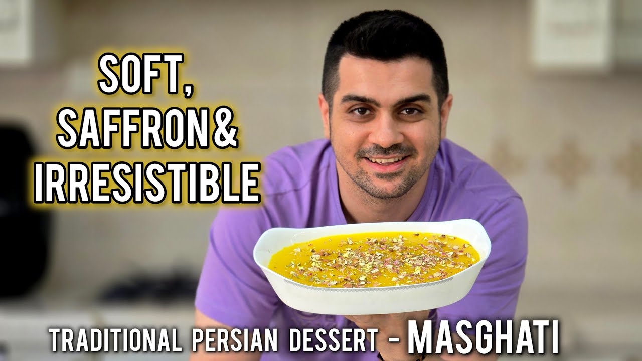 This Persian Dessert Melts in Your Mouth , Masghati  | ASMR cooking.