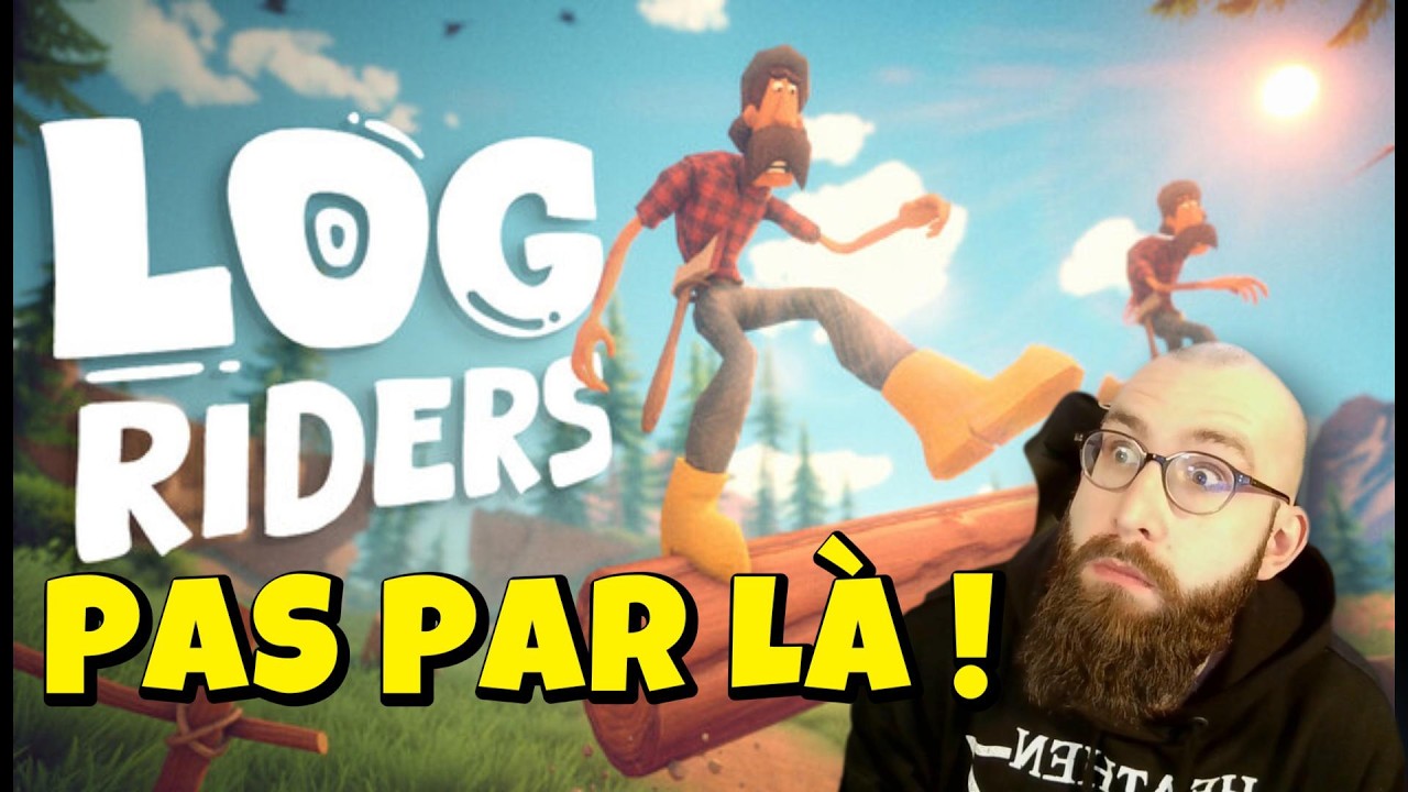 Ce jeu très drôle et plutôt dur | Log Riders découverte