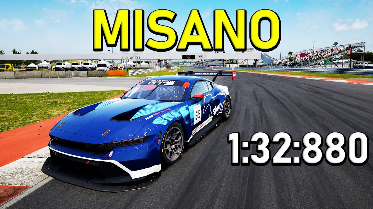 FORD MUSTANG GT3 | MISANO | 1:32:880 | HOTLAP | ACC