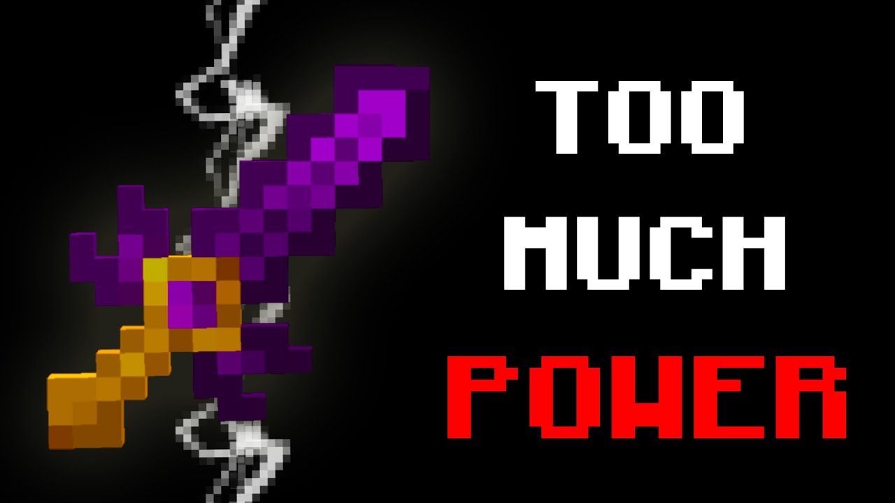 Я получил сильнейшее оружие в Minecraft
